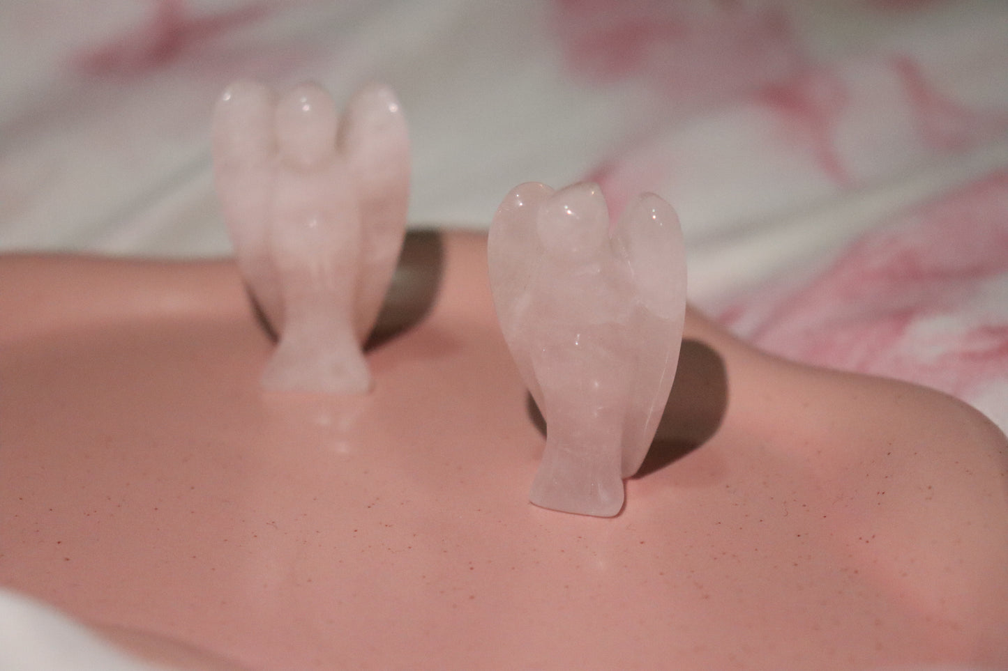 Ange en Quartz Rose