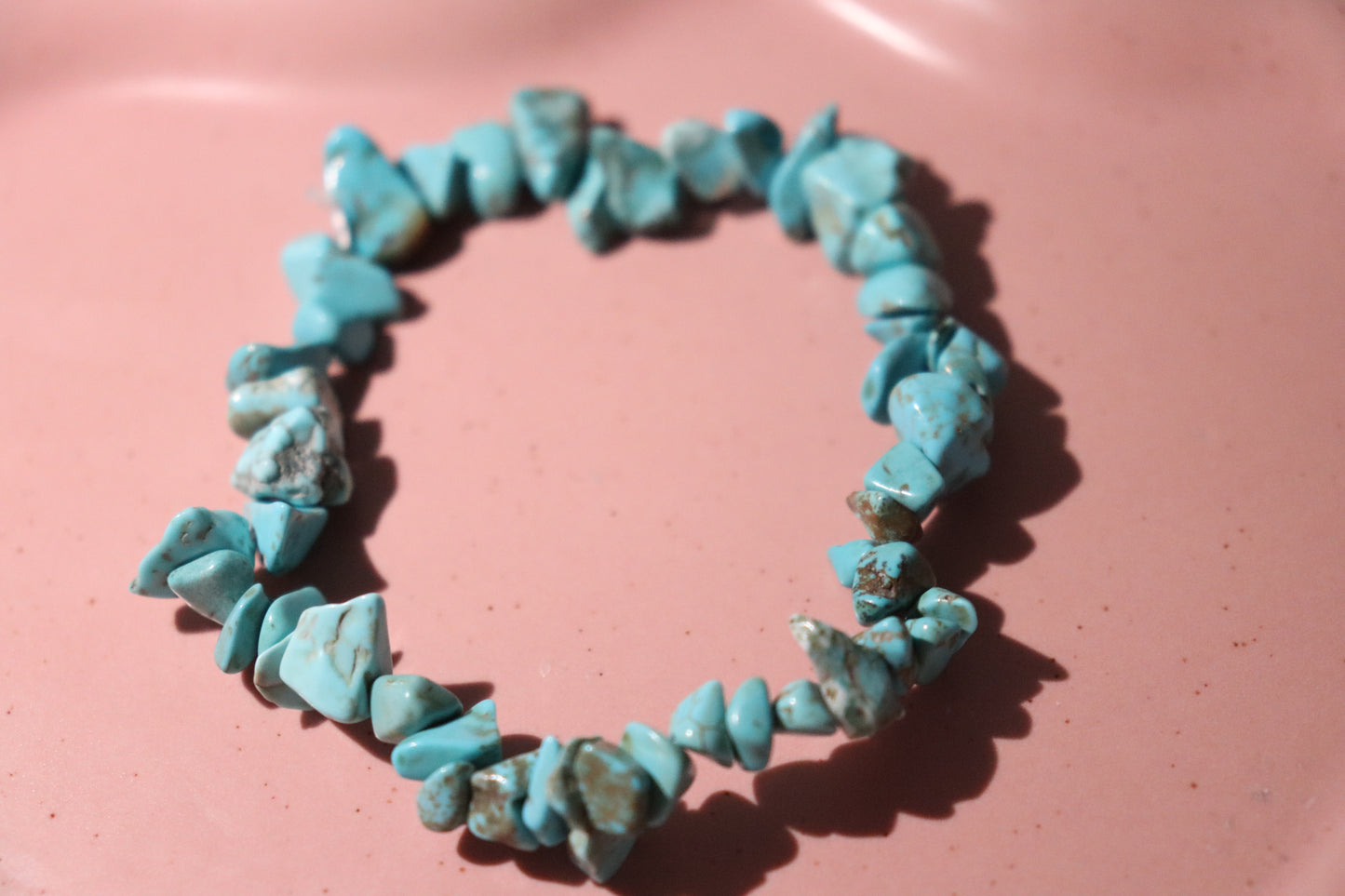 Bracelet en Pierre Turquoise Lilie
