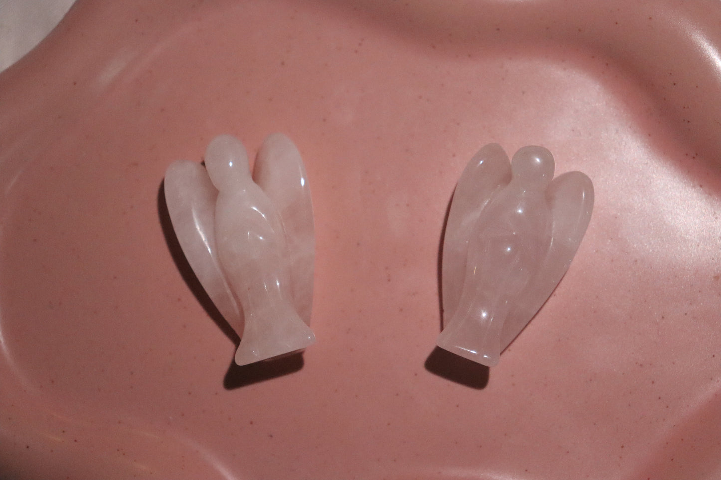 Ange en Quartz Rose